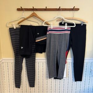 BUNDLE OF 5 Athletic Leggings (Size M)